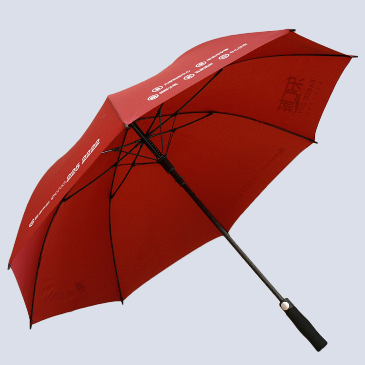 长柄高尔夫伞 30寸加大雨伞大红特大号高尔夫广告伞印企业logo